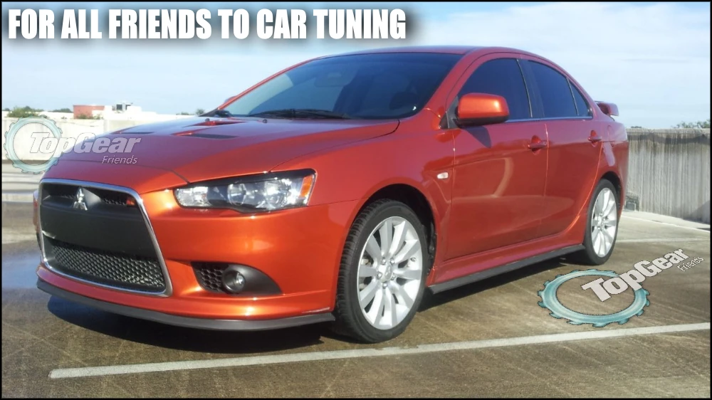 Бампер губы для Mitsubishi Lancer Evolution EVO/Лучшая экипировка магазин спойлера тюнинга