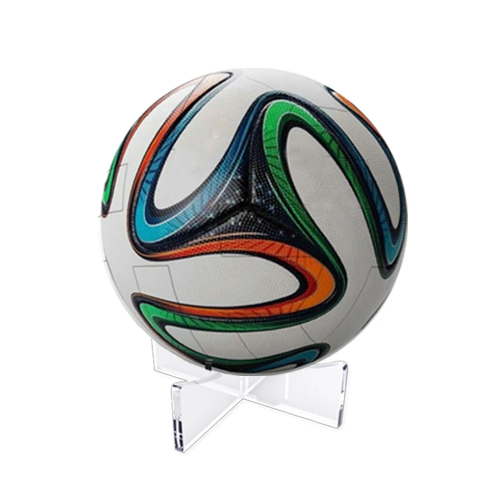 1 Piece Transparent Acrylic Ball Stand Display Holder Rack Support Base For Soccer Volleyball Basketball Football Rugby | Спорт и