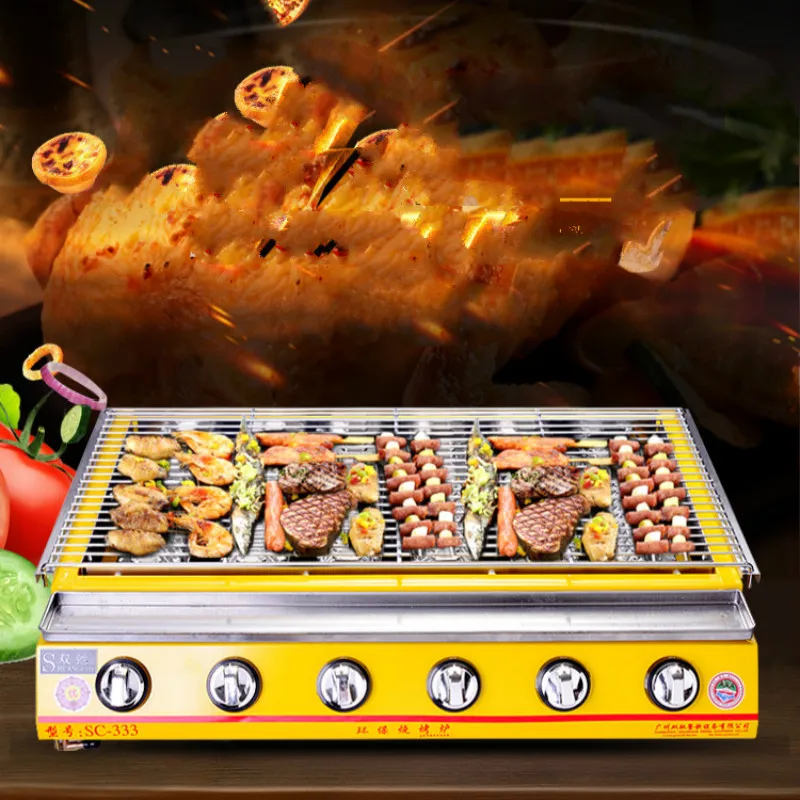 Сжиженный газ не вредит экологии бездымного барбекю торговая газовая решетка