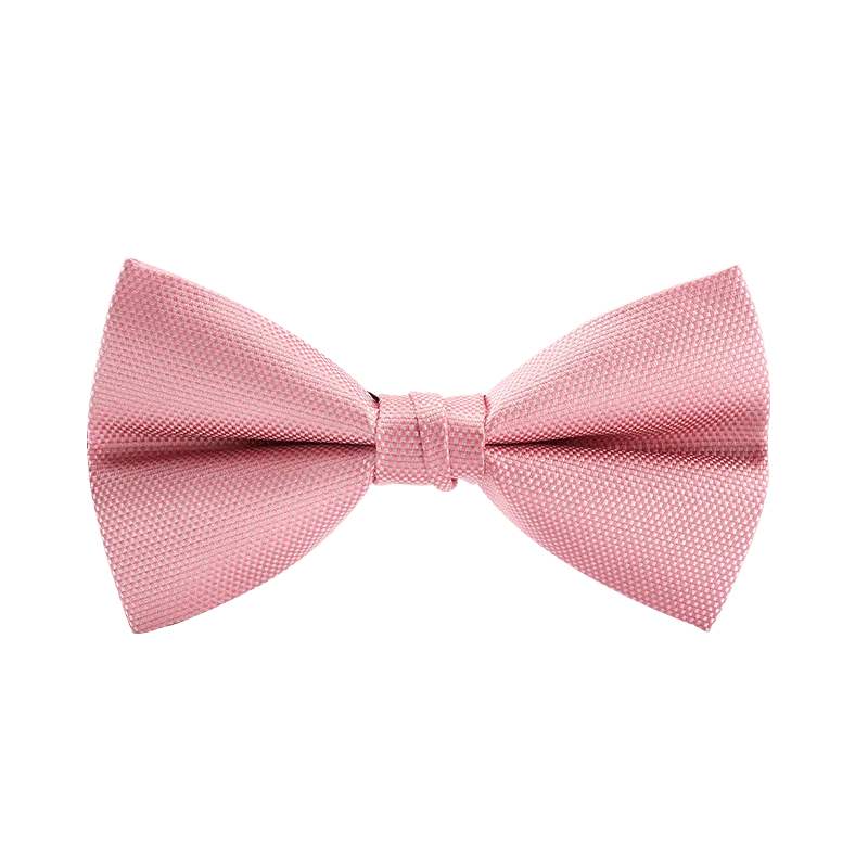 

2019 New Fashion Men's Bow Ties for Wedding Double Fabric Pink Bowtie Club Banquet Anniversary Butterfly Tie with Gift Box