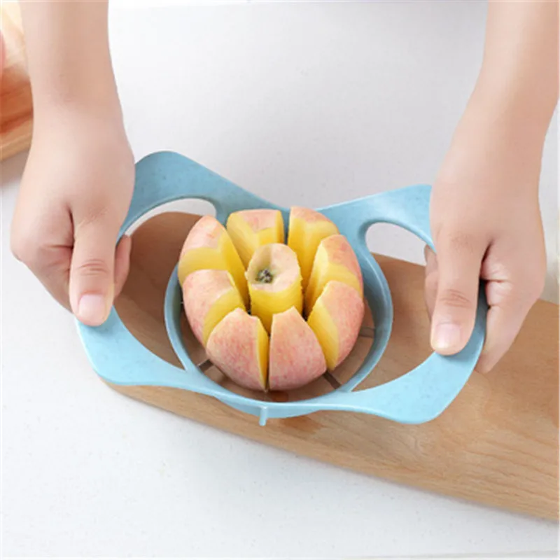 Stainless steel cut apple corer fruit slicer Creative kitchen artifact Baby food supplement tool | Мать и ребенок