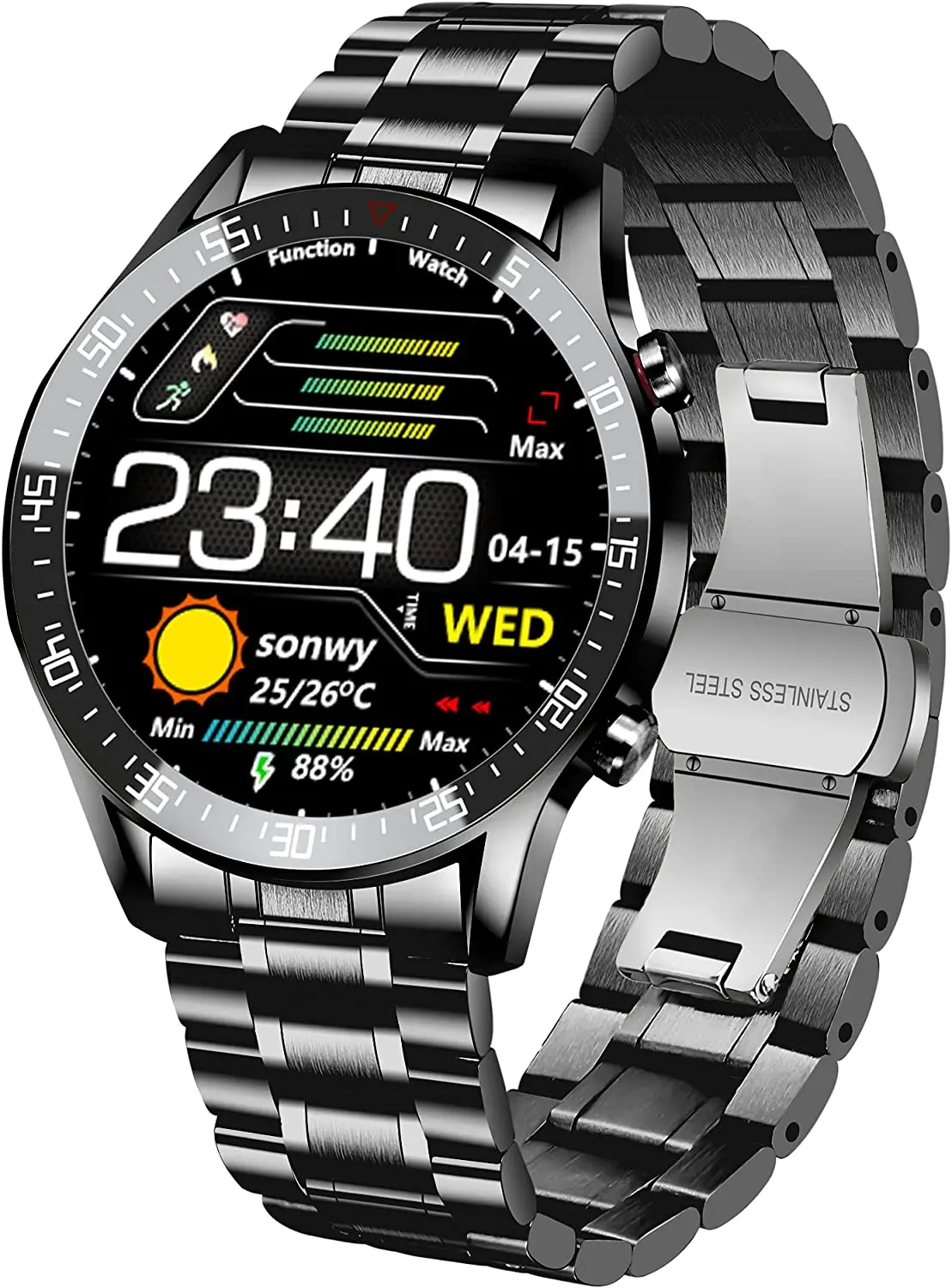 

BEN NEVIS Smart Watch for Men, Fitness Tracker with Blood Pressure Monitor,Heart Rate Monitors,Pedometer,Sleep Tracker, 1.3''