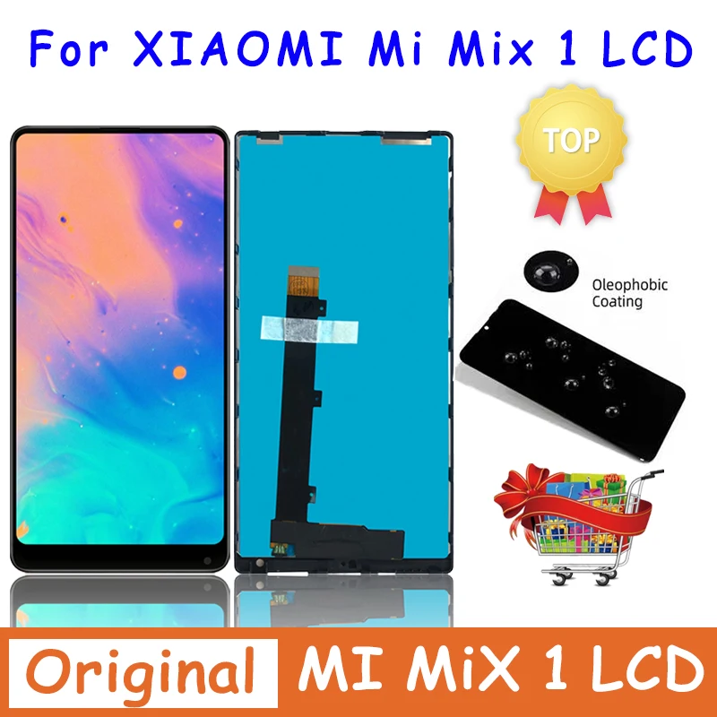 6.4" Original Display MIX Lcd For Xiaomi Mi Mix LCD Display Touch Screen Digitizer Assembly For Xiaomi MiMIX Mix 1 With Frame