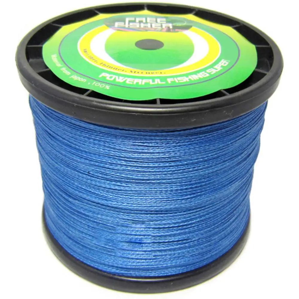 FreeFisher Blue 1000 м PE плетеная леска 4 стенда мультифиламентная 22LB 30LB 40LB 50LB 60LB|fishing