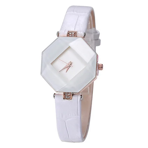 

NO.2 Women's Leather Watches Classic Design Rectangular Femal Waterproof Watches fashion brand wristwatches