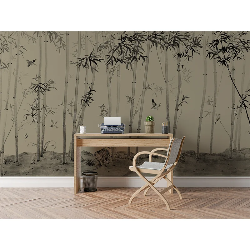 

Custom 3D Wall Mural Plant Leaf Pastoral Wallpaper Bedroom Living Room TV Background Waterproof Canvas Fabric Painting Wall Art