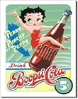 Betty Boop Boobsi Cola, с рисунком из мультфильмов, в стиле ретро; Винтаж настенный художественный Декор 8 
