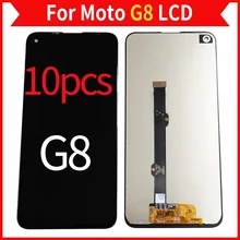 10Pcs/Lot For Moto G8 LCD Screen Display With Touch Digitizer Assembly XT2045-1 XT2045-2 XT2045-5 Mobile Phone Parts