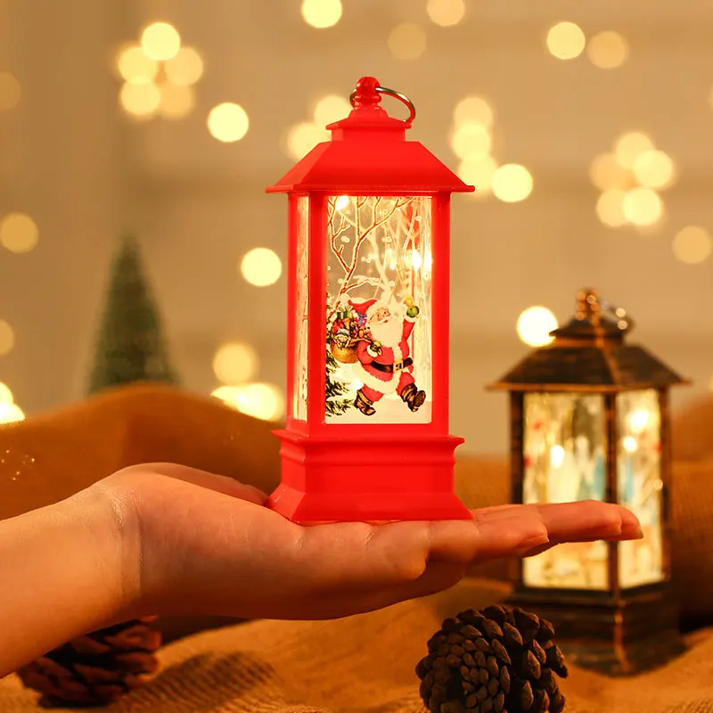 2022 New Year Santa Elk Light String Christmas LED Desktop Xmas Ornament Decoration for Home 2021 Navidad Natal Decor | Дом и сад
