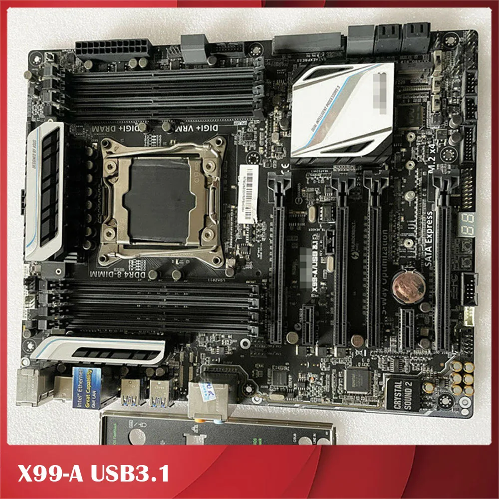 

Original Desktop Motherboard For ASUS for X99-A/USB3.1 2011 E5 V3 V4 RECC X99 Fully Tested Good Quality