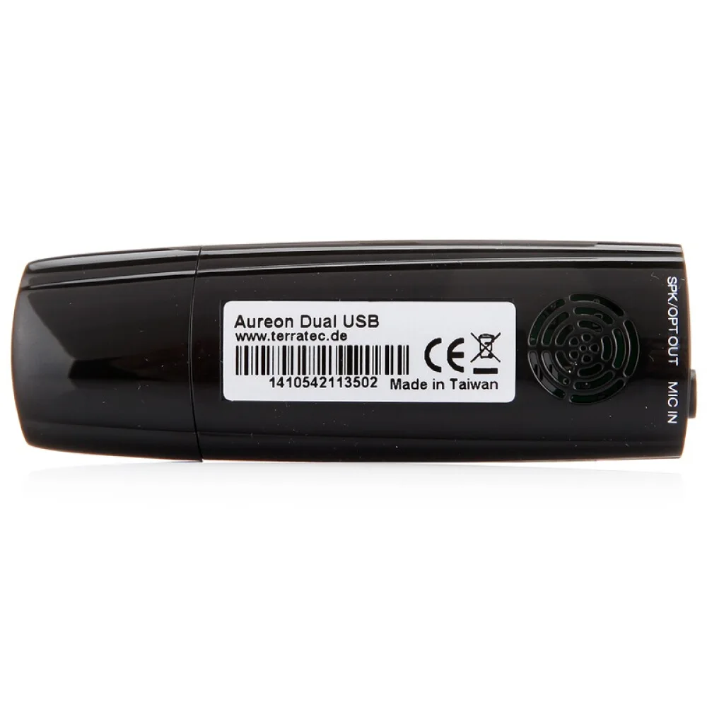 DAC TerraTec золотистый двойной USB звуковая карта без драйвера стерео выход микрофон