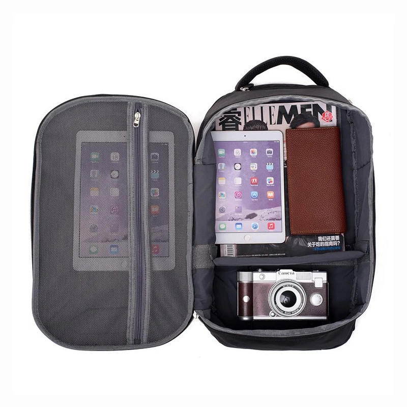 Men Backpack 15-Inch Laptop Multi-functional Business Travel Bag Large Capacity Hard Case School | Багаж и сумки