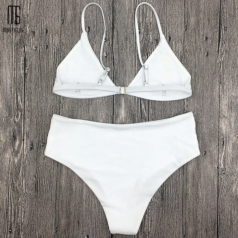 Manoswe новинка женское бикини с цветочной вышивкой летнее сексуальное v-образный