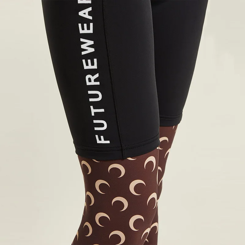 Женская одежда уличная комбинированные леггинсы для спортзала тренировок