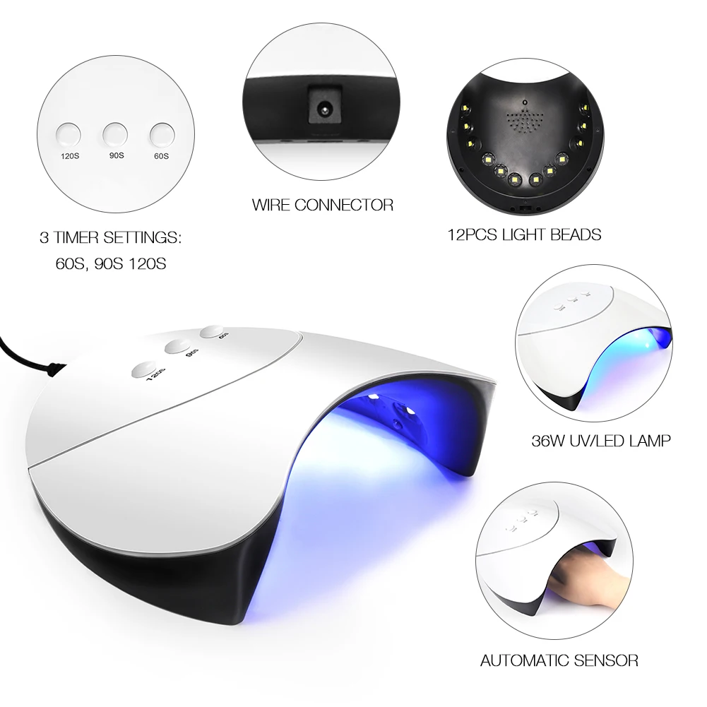 Набор гель-лаков COSCELIA для УФ-лампы лампа сушки инструменты гель-лака набор ногтей