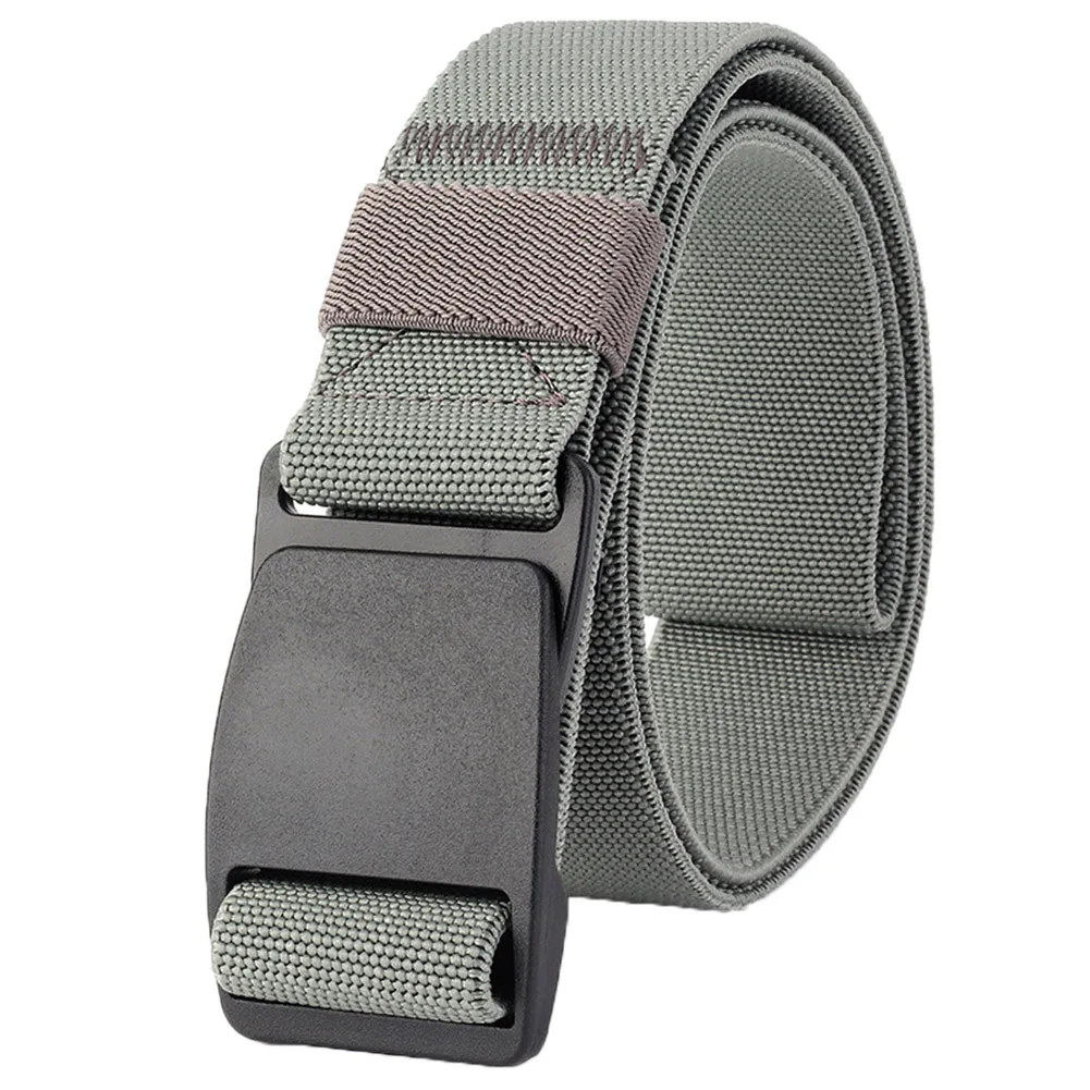 Новый мужской эластичный пояс невидимый Повседневный веб-ремень быстросъемная