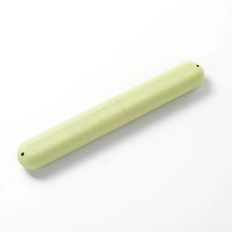 style 1 green 1 шт. портативная коробка для зубных щеток, дорожная зубная щетка, чехол для хранения кемпинга, косметический Чехол, органайзер для зубной пасты, аксессуары для ванной комнаты - Цвет: style 1 green