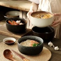 creative student instant noodle wrist japanese style large ramen bowl ceramic bowl millet porridge bowl noodle bowl beef soup no