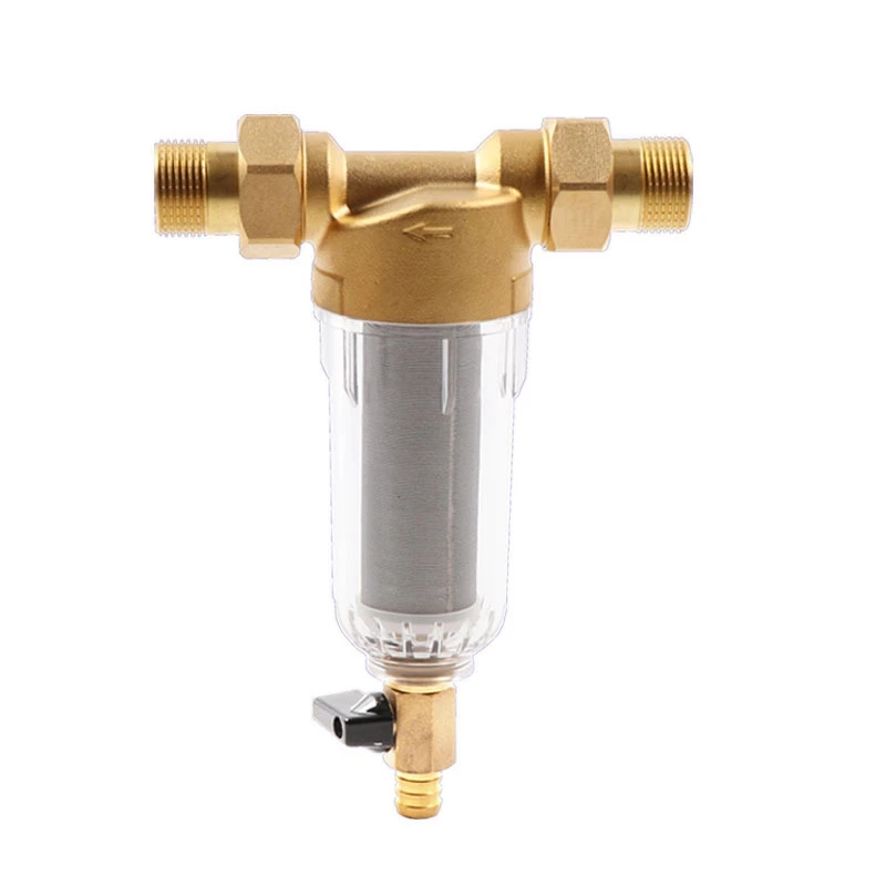

AD-6 Points Front Purifier Copper Water Filter Home Dust Mesh Faucet