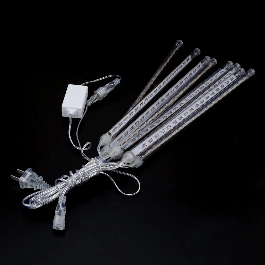 EU/US Plug Multi-color 30CM Meteor Shower Rain Tubes LED Christmas Lights Wedding Garden Xmas String Light Outdoor | Лампы и освещение