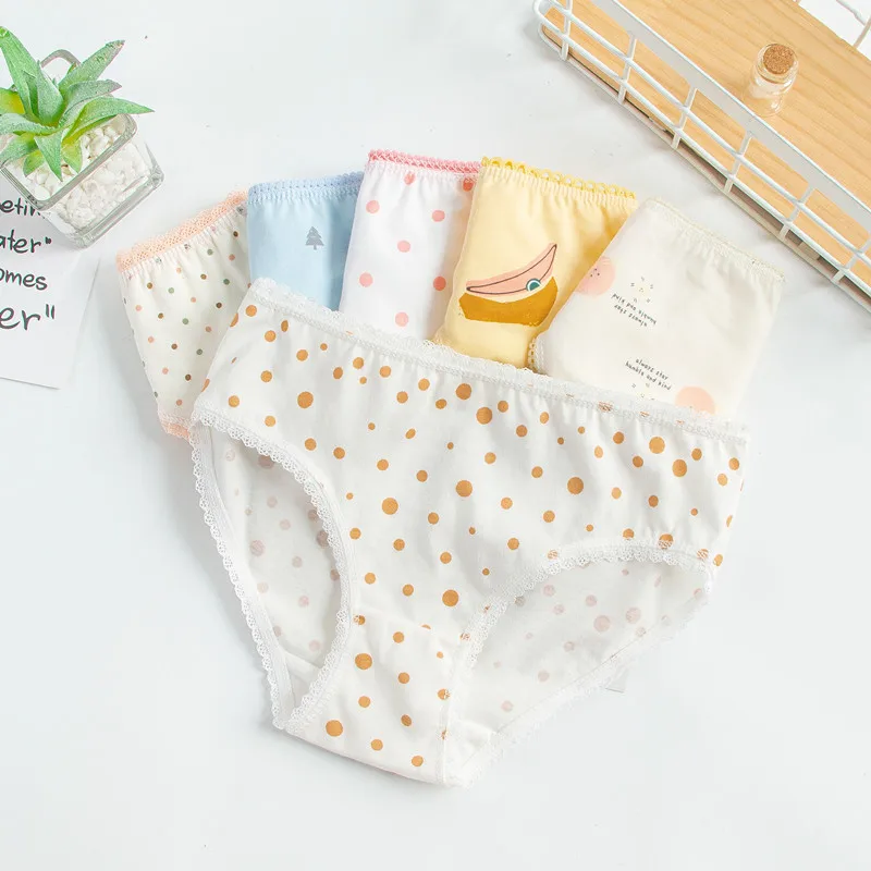 24 шт./лот трусы для девочек нижнее белье трусики цветные детские хлопковые детей 2