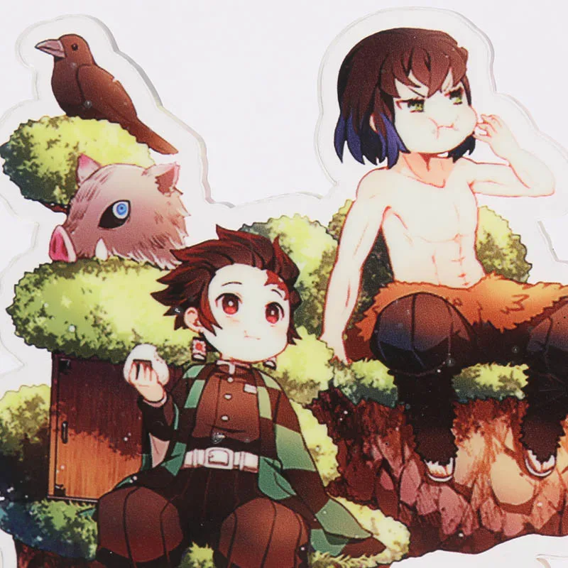 5 16 см Kimetsu без Yaiba акриловые демон убийца брелок Tanjirou Nezuko камадо фигурка на