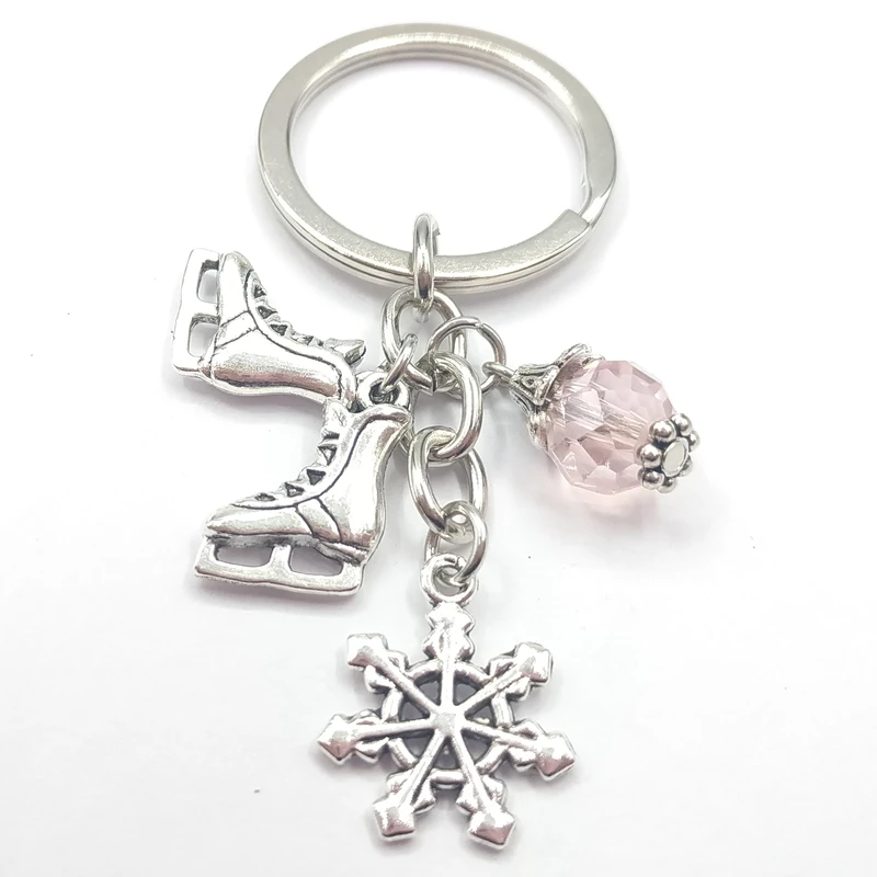 Брелок для ключей ювелирные изделия античная подвеска с лезвием из льда синей