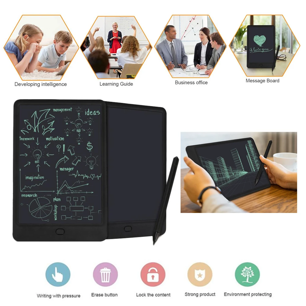 10 дюймов ЖК дисплей планшет цифровой электронный Детский подарок смарт для