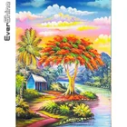 Evershine Алмазная вышивка закат Полный квадратный раунд Алмазная мозаика дерево наборы для вышивки крестиком пейзаж распродажа рукоделие
