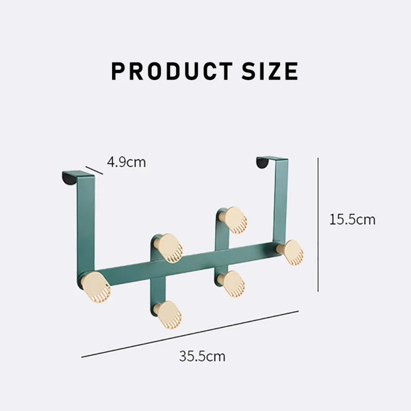 

Hot Sale Hanger Hook For Hats Bags Holder Tie Scarf Key Hooks Iron Wall Hanger Clothes Coats Shelf New