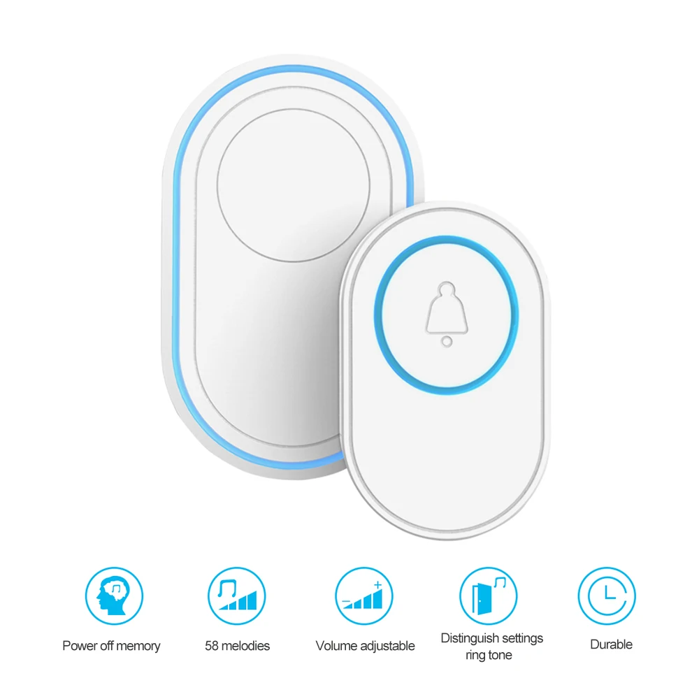 Tuya сигнализации Системы Беспроводной WI FI дверной звонок Функция открытый