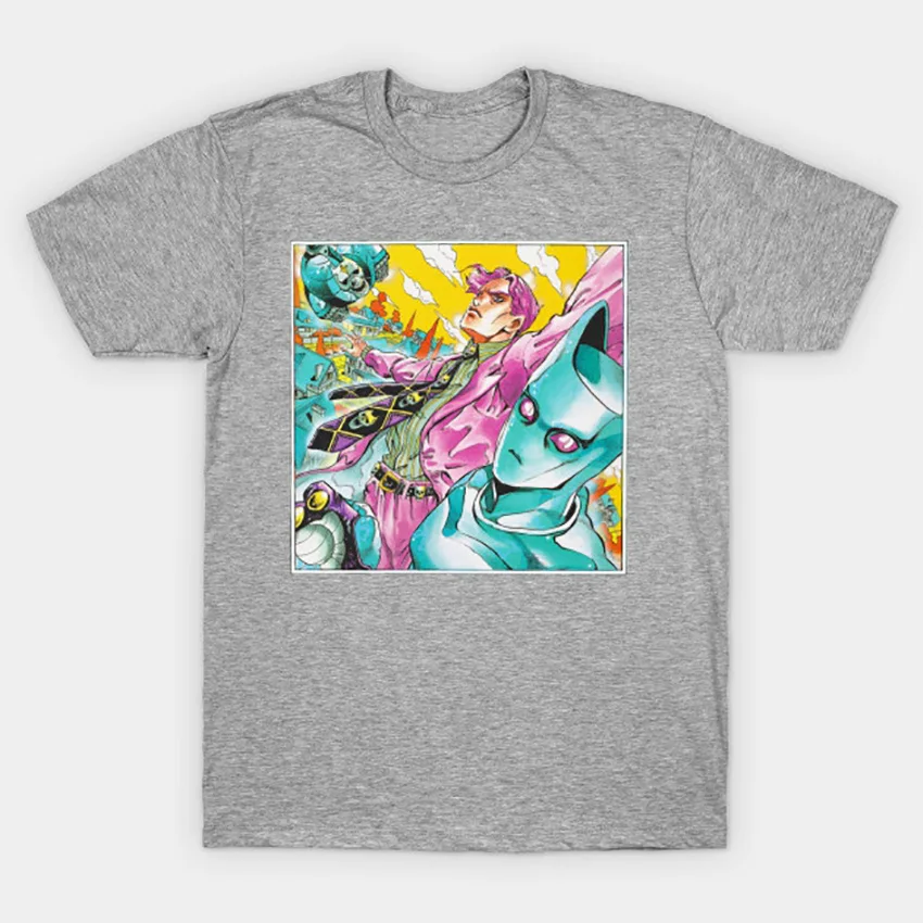 JJBA - Kira Queen/футболка Jojos Необычные приключения футболка отвесное сердце убийца