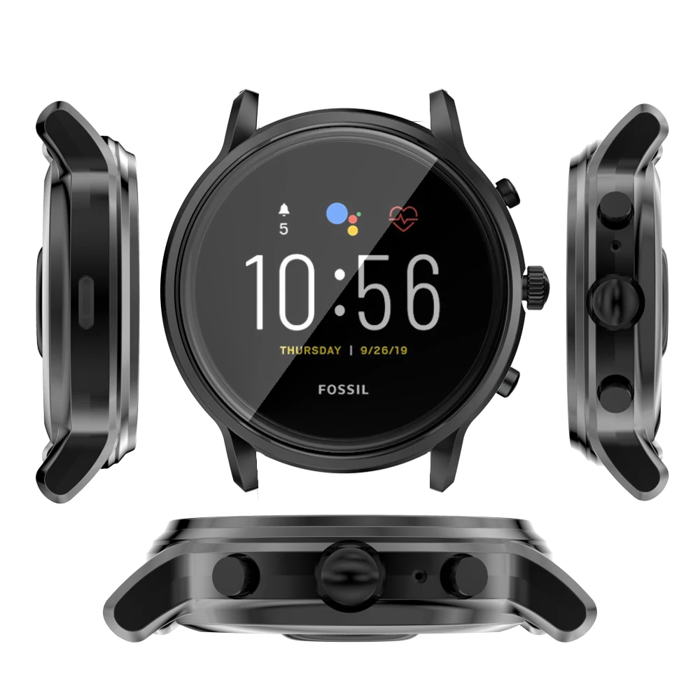 Силиконовый чехол для Fossil Gen 5 Carlyle Tpu Full Hd протектор часов Smartwatch | Наручные часы