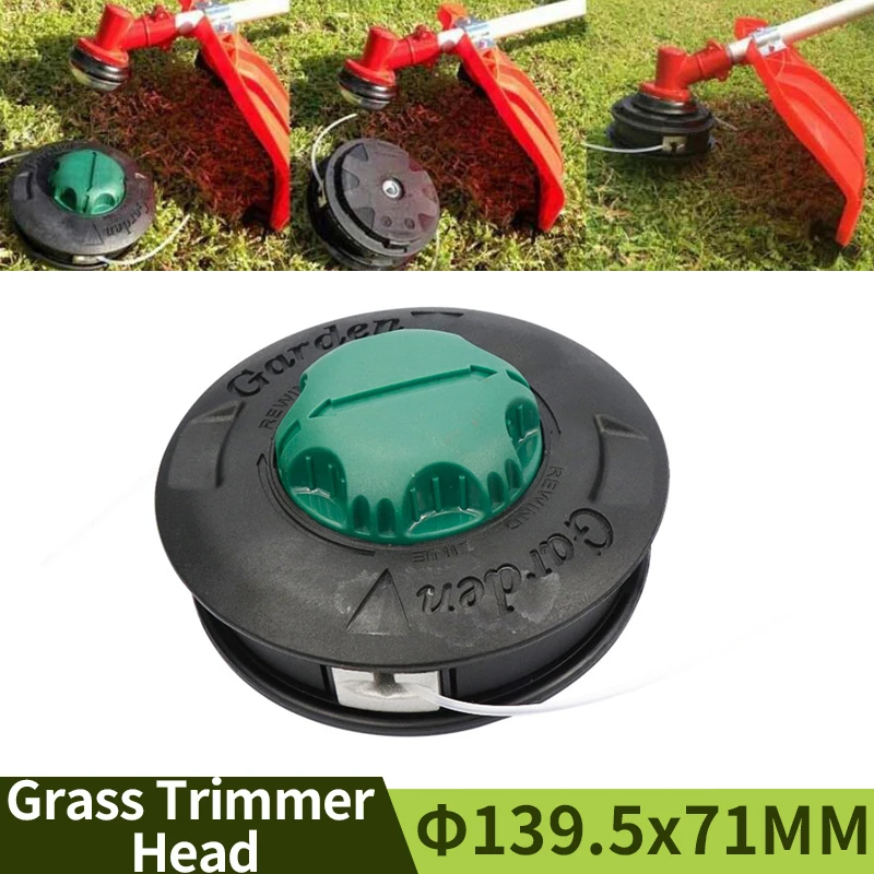 

Universal Plastic Grass Trimmer Head Non-disassembly Garden Power Tools Accessories Trimmer Head for Gasoline Lawn Mower Parts