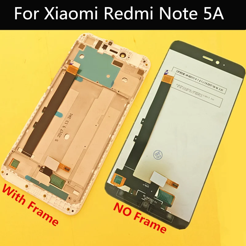 Для Xiaomi Redmi Примечание 5A ЖК Note5A Y1 Lite ЖК-дисплей + сенсорный экран в сборе Сменные