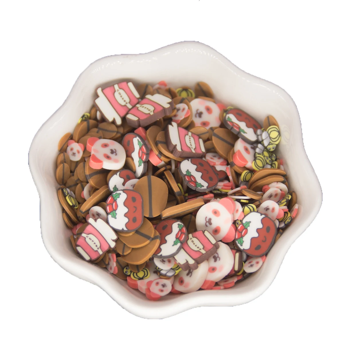 С рисунками пчела панда для торта Кофейные зерна Форма полимерные глиняные