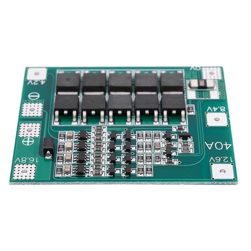 2 шт. 4S 16 8 в 18650 литиевая батарея зарядное устройство Защитная плата PCB BMS 40A