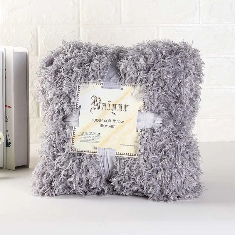 Утяжеленное плюшевое одеяло розовый белый искусственный мех с бархатным узором