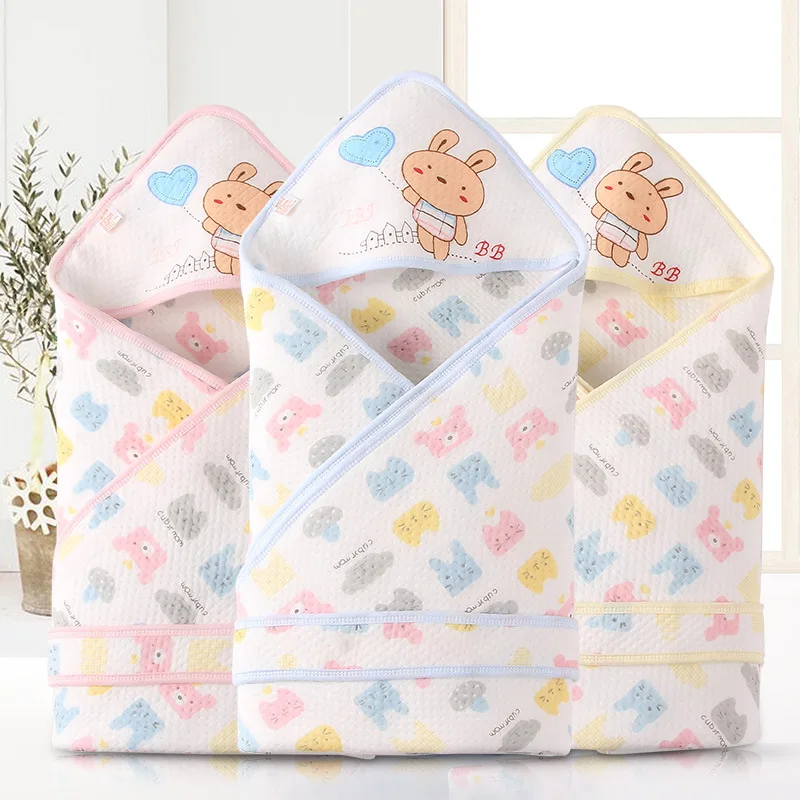 

85*85cm Autumn Cartoon Baby Blanket Newborn Receiving Blankets Infant Swaddle Wrap Toddler Sleeping Bag Manta Bebe Recien Nacido