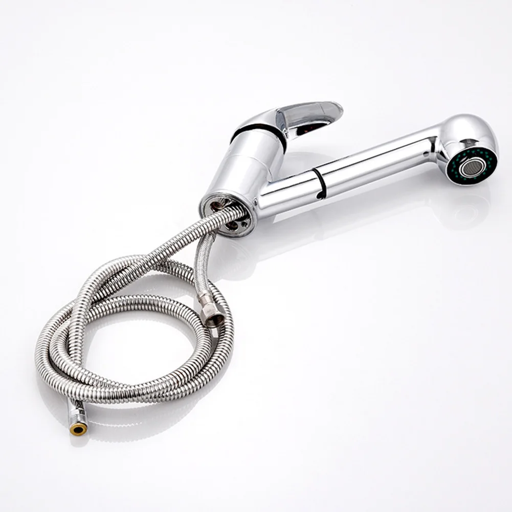 Выдвижной смеситель для раковины кухонный кран из цинкового сплава поворотный