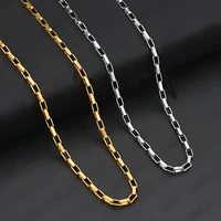 1pc stainless steel width 1 522 534mm long box chain necklace for men women diy jewelry findings making