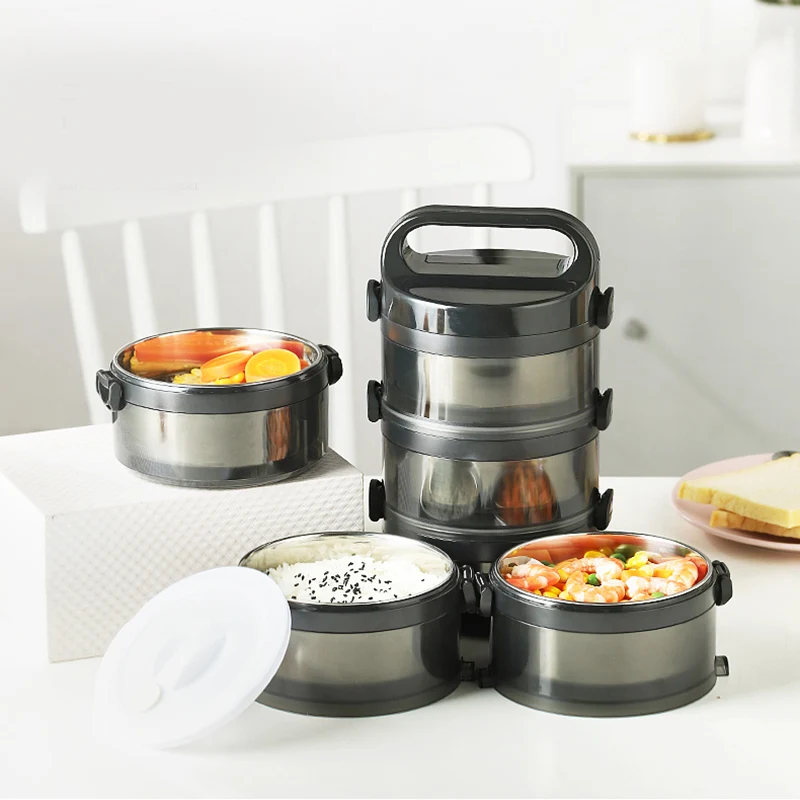 Портативный герметичный 304 бэнто бокс из нержавеющей стали в японском и