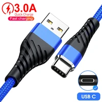 usb 3 0 type c cable super charge wire for huawei samsung m32 a22 5g xiaomi redmi 10 note 10s lg phone data cable fast charger