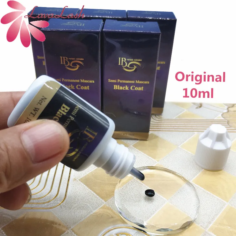 Полуперманентная тушь для ресниц IB Ibeauty Black Coat 5 бутылок Корейская оригинальная 10