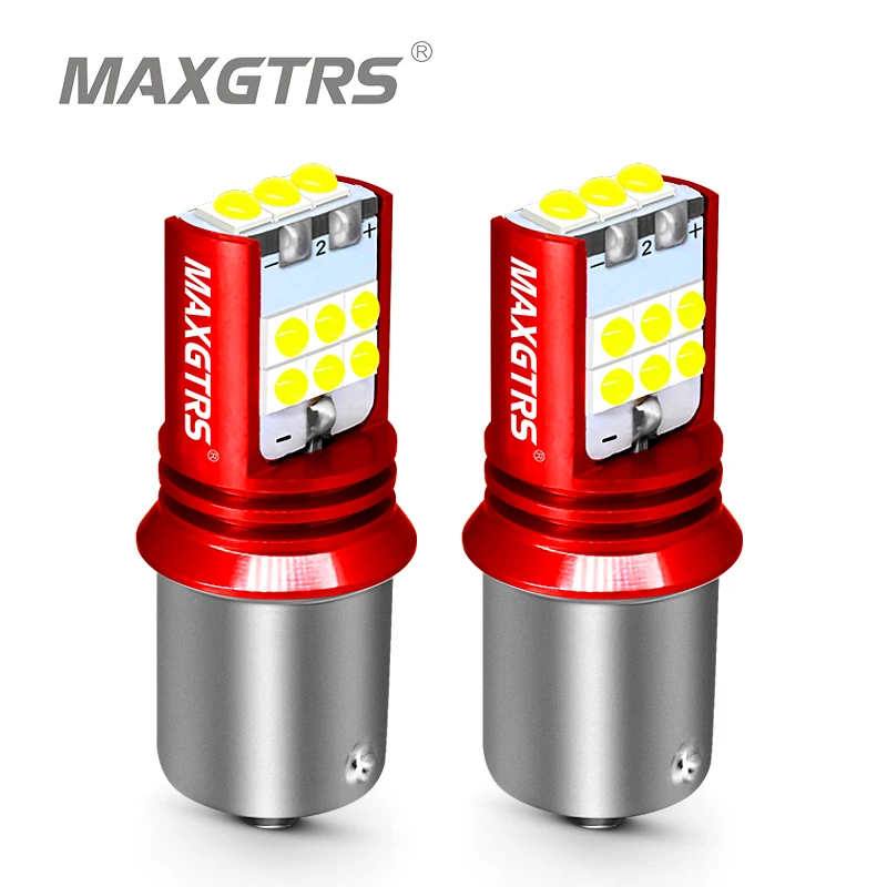 2x1156 BA15s 7506 P21W R10W R5W 7440 W21W 1800Lm светодиодный стоп сигнал для автомобиля лампы заднего