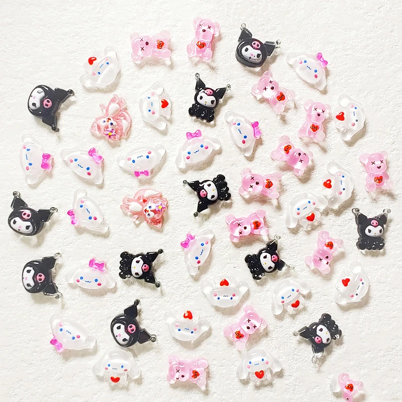 20 шт./лот Kawaii Kulomi аксессуары для дизайна ногтей в японском стиле подвески из смолы