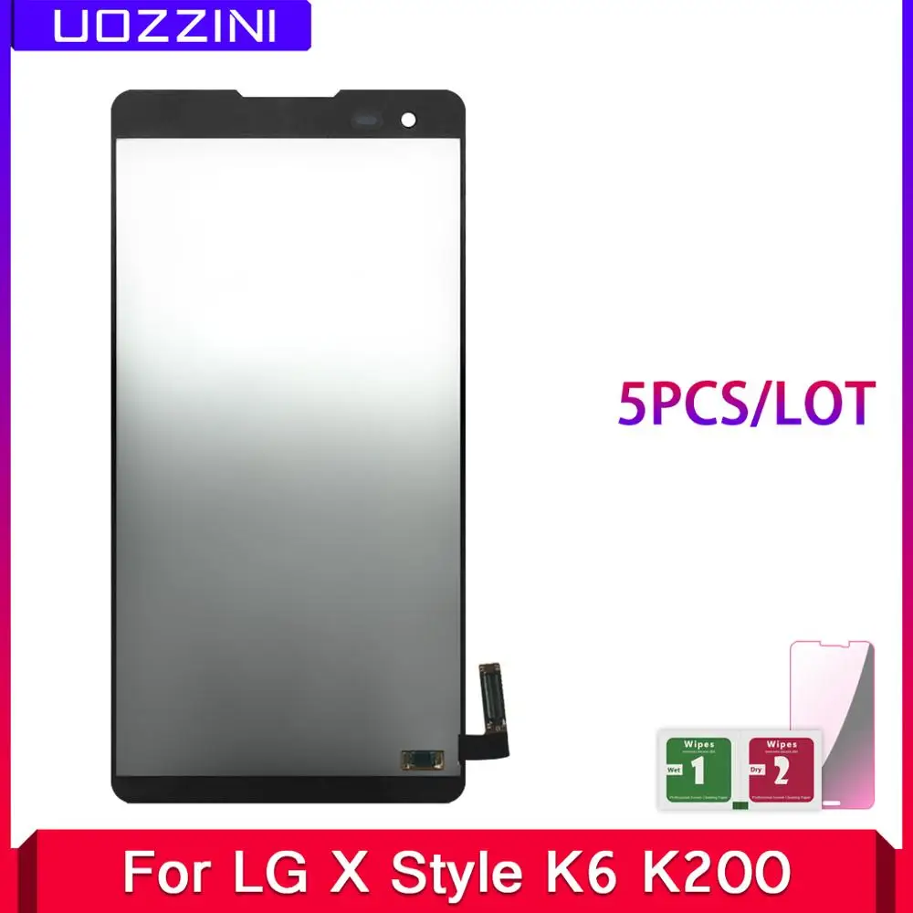 5 шт. 100% ЖК дисплей 0 дюймов K6 для LG X style lcd K200 K200DS K200F с сенсорным дигитайзером