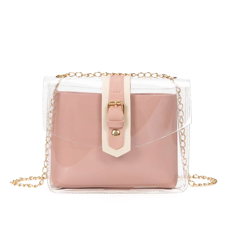 

2021 Women's Transparent Jelly Bag Wholesale Single Shoulder Messenger Ladies Bags Small Bag Fashion Women Bag