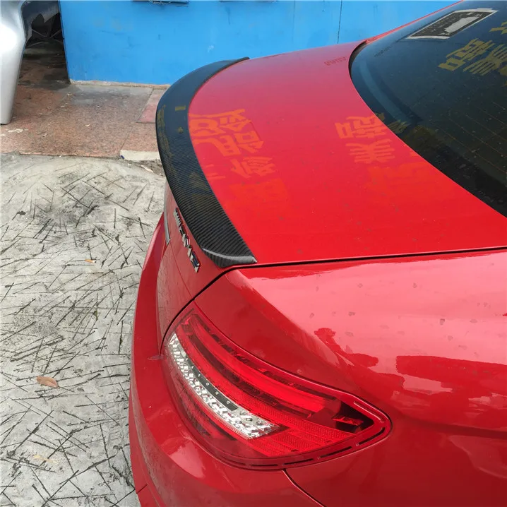 Спойлер для Benz W204 автомобильный спойлер из углеродного волокна заднего крыла C180