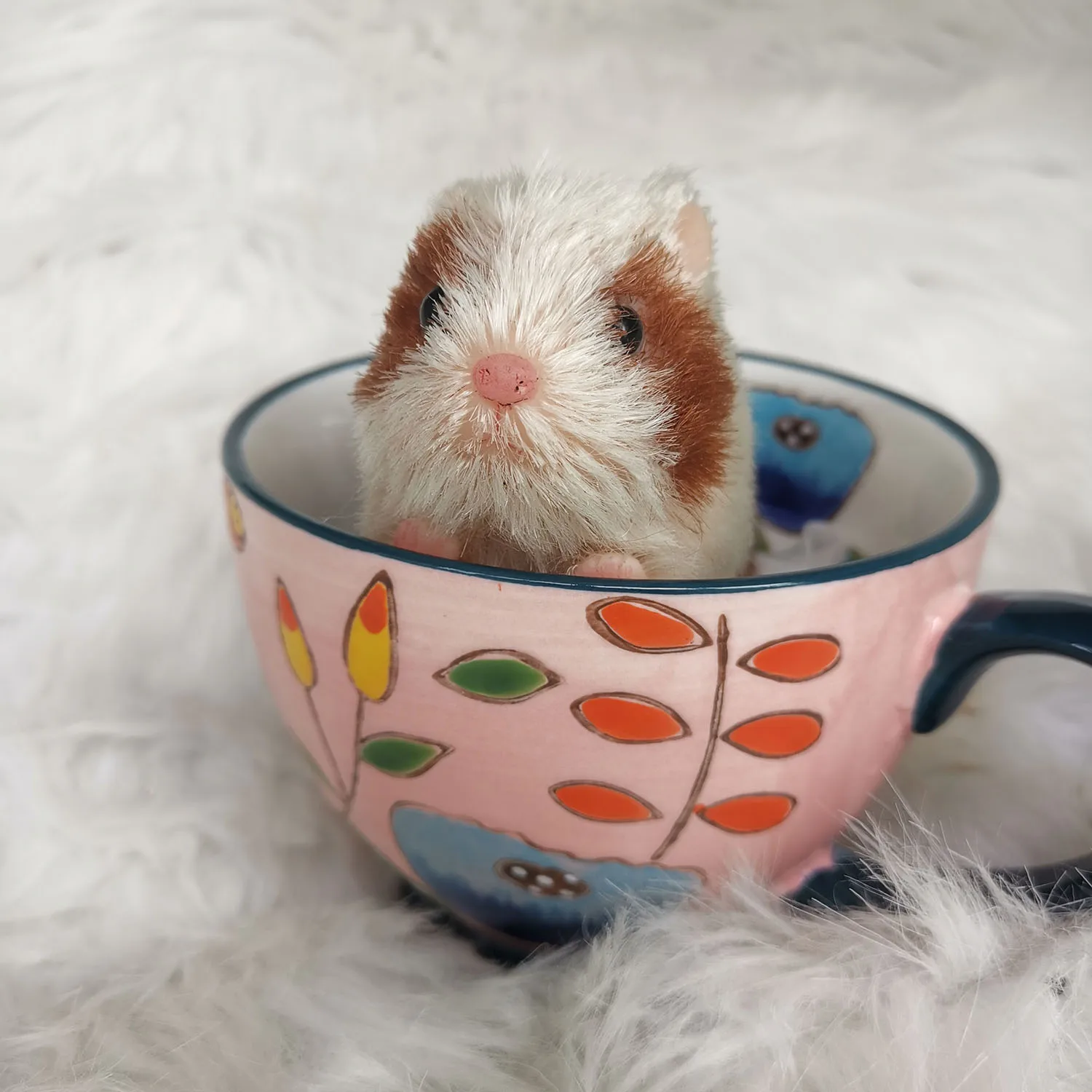 2021 4 ''кукла авани полностью силиконовый мини-Хомяк новорожденный маленький